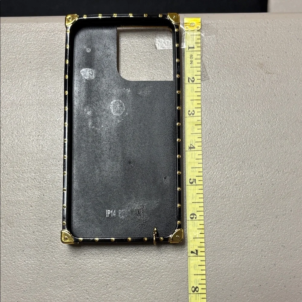 Good Luck Clover Phone Case - Black and Gold